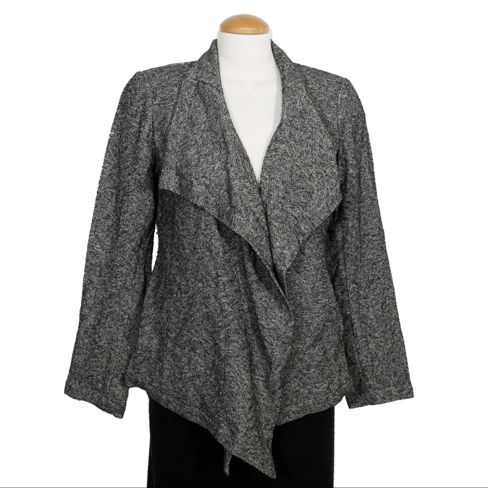 Eileen Fisher Herringbone Cascading Jacket